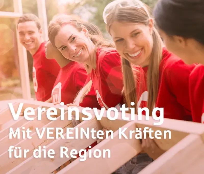 Vereinsvoting „Mit VEREINten Kräften für die Region“