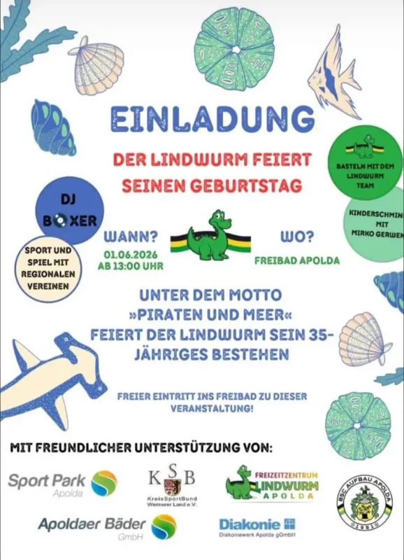 Tag des Fußballs am 01.06 im Freibad Apolda