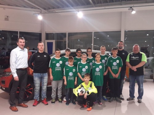 Neue Trikots für unsere D- Junioren