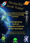 Mit dem BSC durchs Weltall - Teilnahme am Faschingsumzug